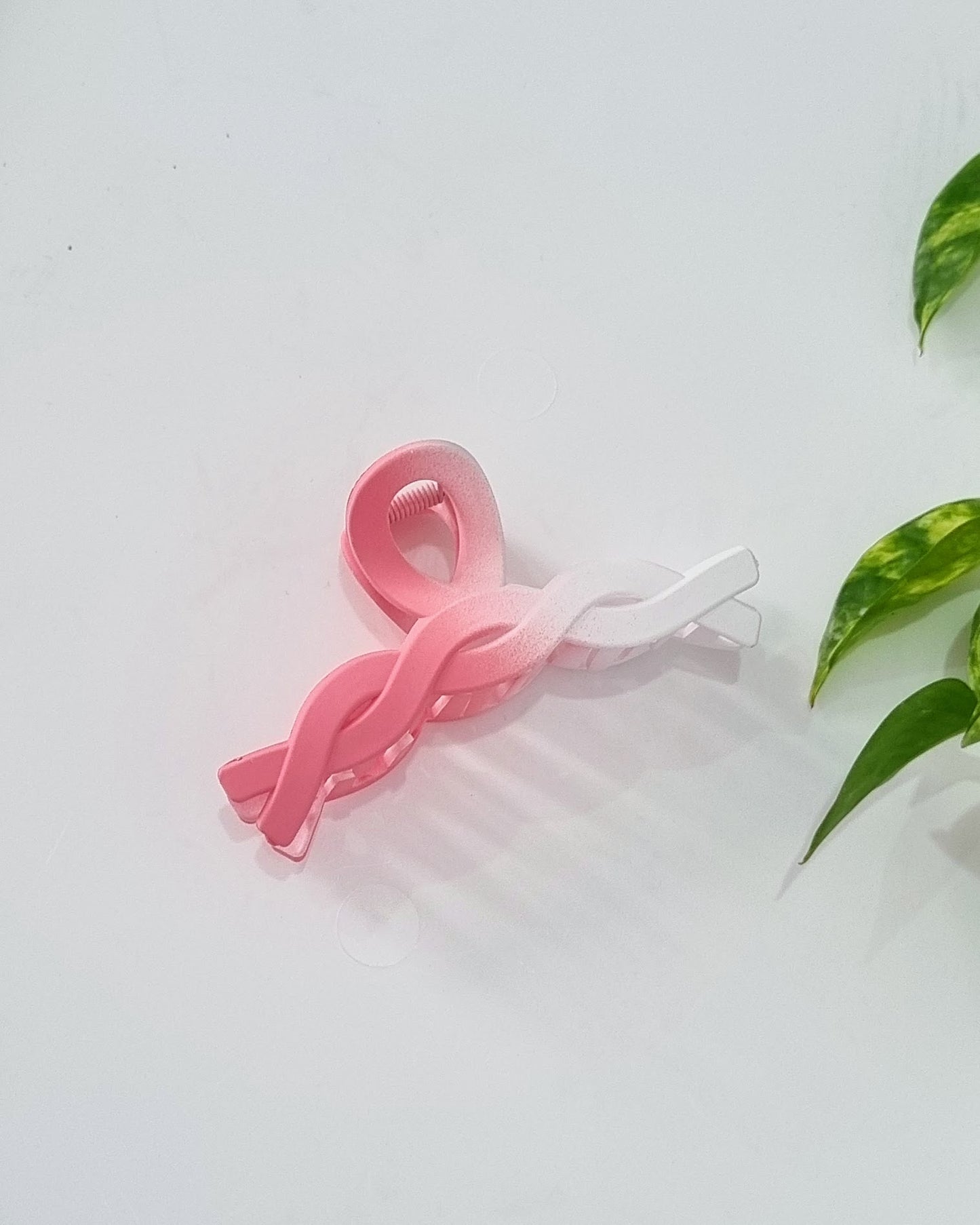 Braided Pink and white Claws